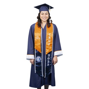 Bachelors Deluxe Regalia Set (Cap, Gown, Tassel, Two Sashes)